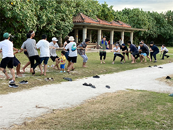 懇親会(ビーチパーティ)